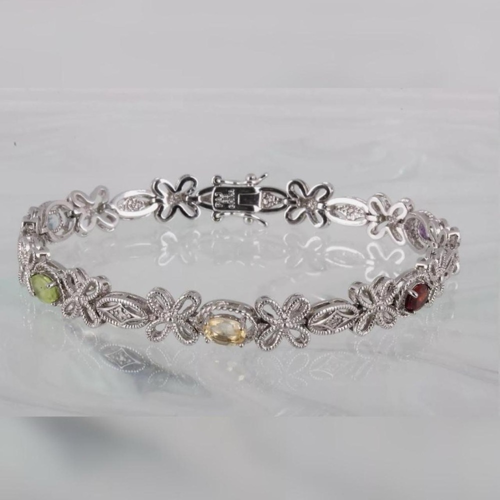 PAJ BB CHINA COSTUME MULTI COLOR STONES BRACELET FASHION 2489